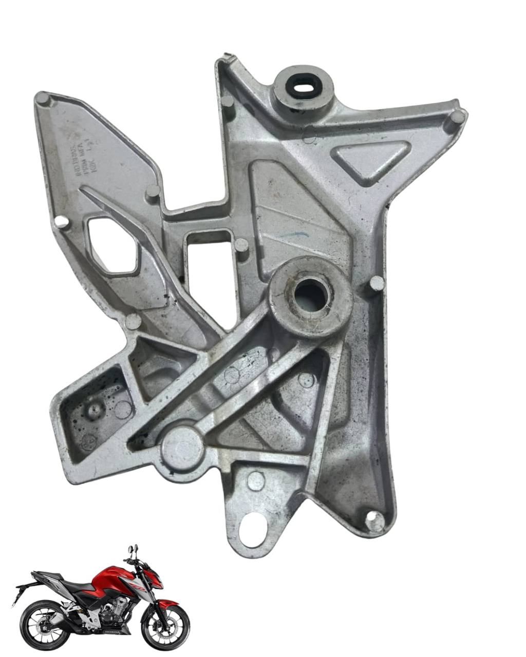 Suporte Pedaleira Bacalhau Cb Twister 300 2025 Esquerda 9111 2
