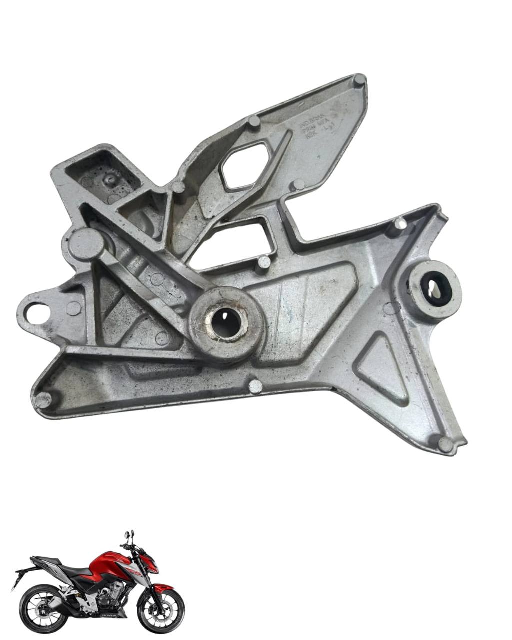Suporte Pedaleira Bacalhau Cb Twister 300 2025 Esquerda 9111 3