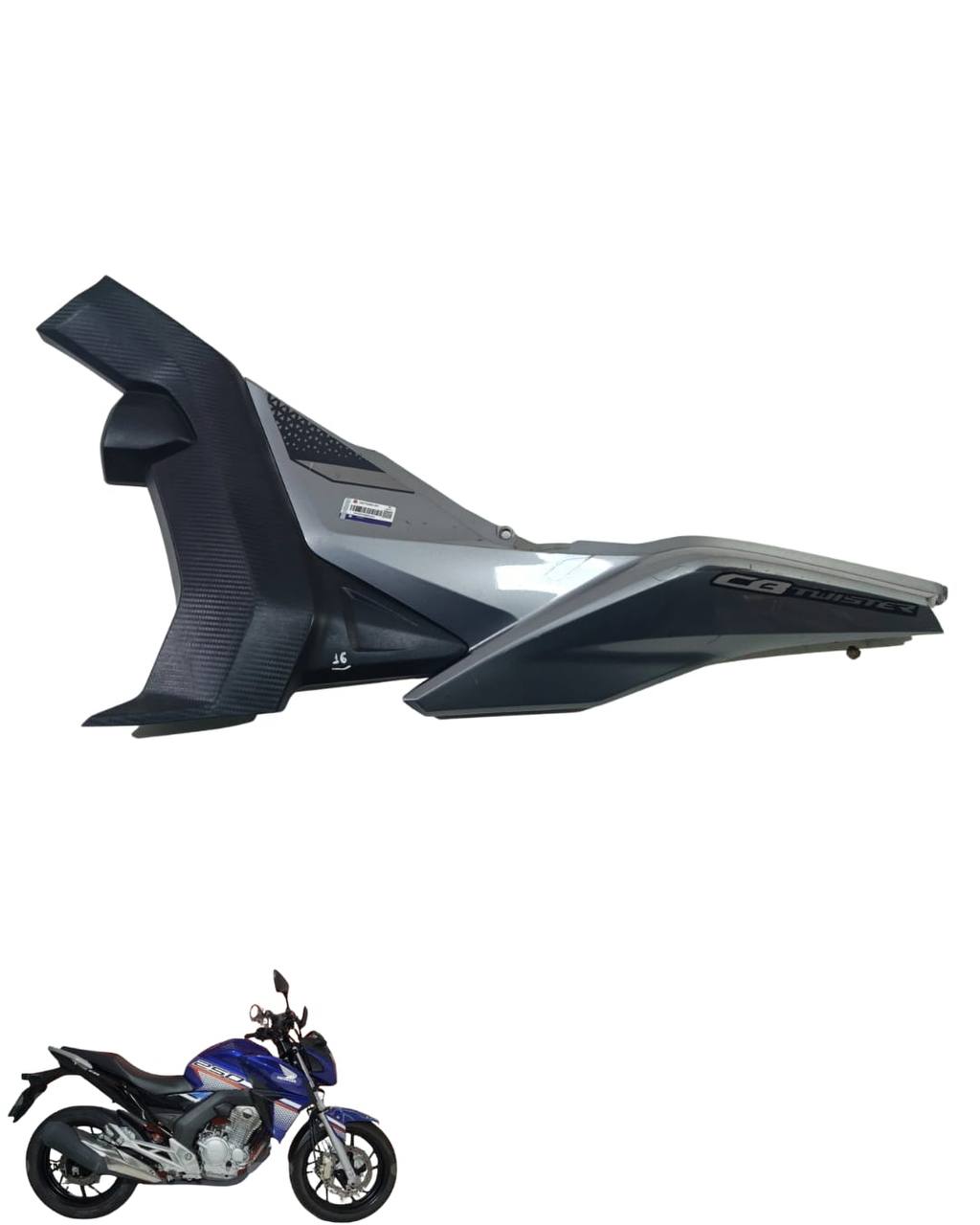 Tampa Lateral Lado Esq Cb 250 F Twister 2016/2022 Com Avaria 3