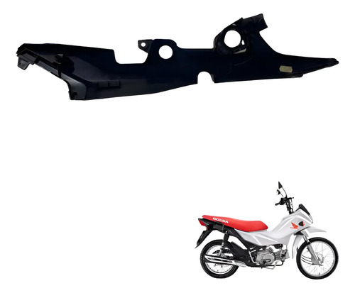  Carenagem Traseira Esquerda Honda Pop 110i 2023 -1021 Branco 6