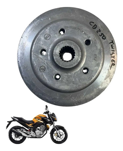 Cubo Plato Embreagem Honda Cb Twister 250f Original  -3285 4