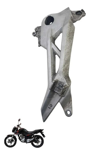 Suporte Da Pedaleira Direita Cg 160 Fan 2020 8358 Cinza 2
