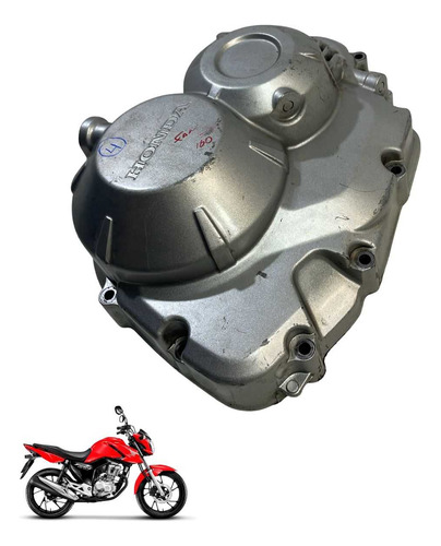 Tampa Embreagem Honda Cg 160 Original Cinza -4392 2