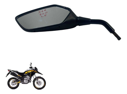 Espelho Retrovisor Esquerdo Honda Xre 300 Original  -3410 2