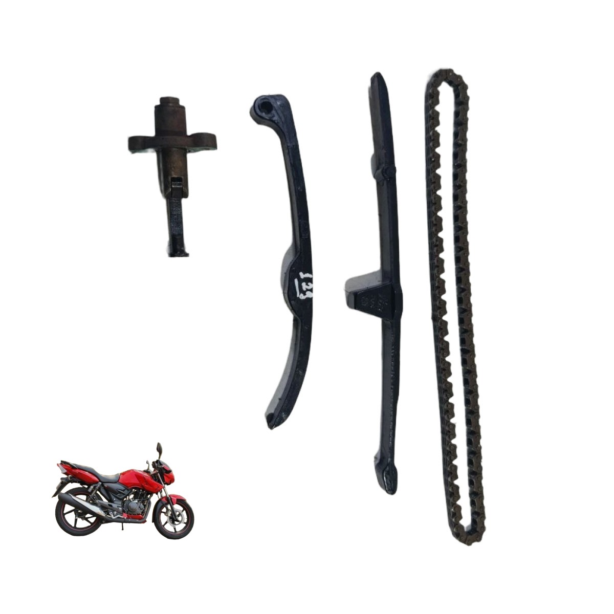 Kit tensor guia corrente acionador Apache 150 2008/2015