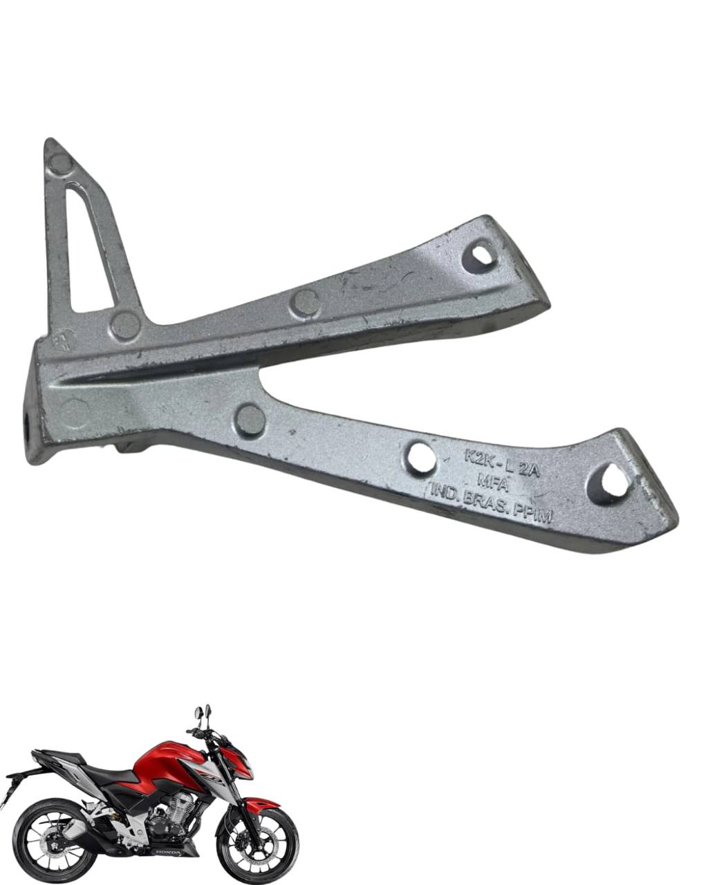 Suporte Pedaleira Esquerda Cb 300 F 2023 2025 9197 3