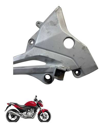 Suporte Pedaleira Esquerda Honda  Cb 300 2012 Original -2909 4