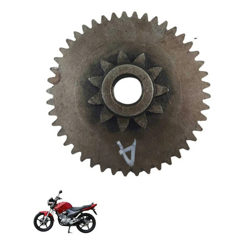 Engrenagem Redução Partida Yamaha Ybr 125 2000 2004 6287 3