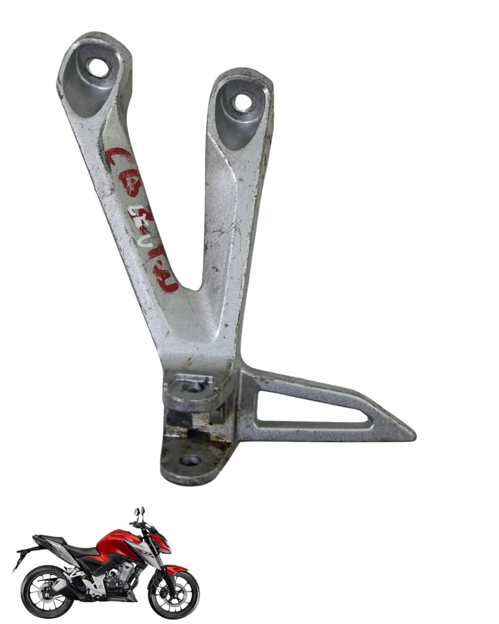 Suporte Pedaleira Esquerda Cb 300 F 2023 2025 9198 2