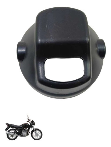 Carcaça Farol Honda Cg 150 2004 2008 5959 Preto 2