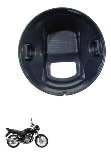 Carcaça Farol Honda Cg 150 2004 2008 5959 Preto 3