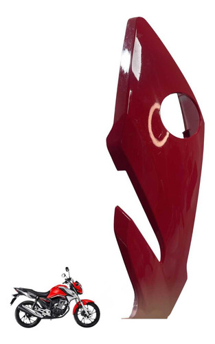 Bananinha Direita Farol Titan 160 2021 Vermelha  -3590 2