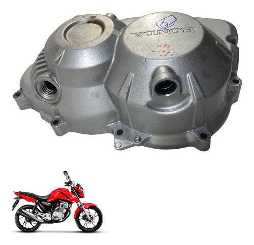 Tampa Embreagem Honda Cg 160 Original Cinza  -4397 3
