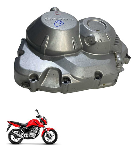 Tampa Embreagem Honda Cg 160 Original Cinza  -4397 4