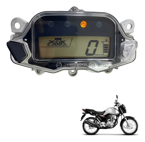Painel De Instrumentos Cg 160 Start 25685km -1052 Laranja-claro