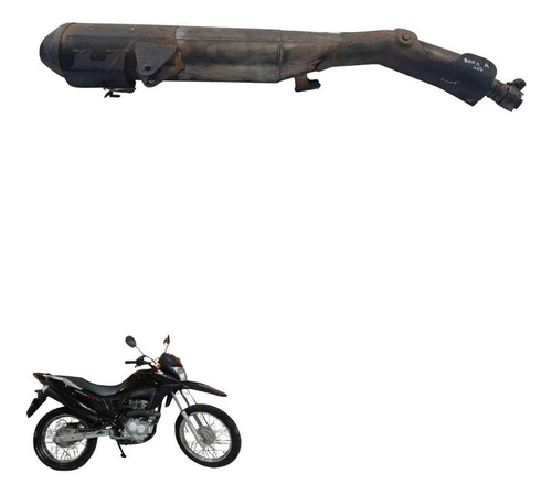 Escapamento Honda Nxr Bros 160 2015 2016 2017 2018 2023 7599 3