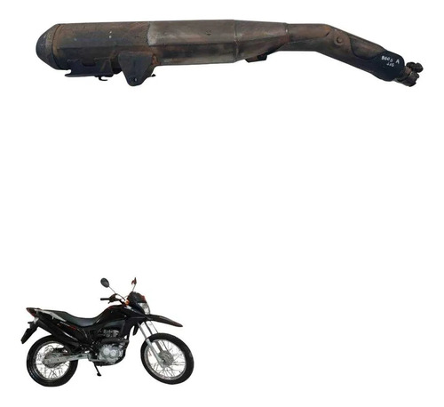 Escapamento Honda Nxr Bros 160 2015 2016 2017 2018 2023 7599 4