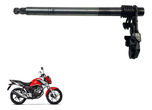 Eixo Seletor Marcha Honda Cg 160 16/24 Original   -2999