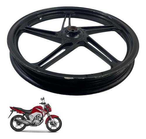 Roda Dianteira Honda Cg 150 2015 Original -1526 4