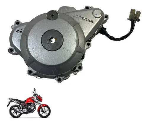 Tampa Estator Honda Cg 160 Fan Titan Cargo Start Prata -3297 Prata