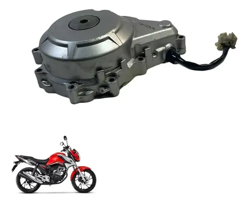 Tampa Estator Honda Cg 160 Fan Titan Cargo Start Prata -3297 Prata 3