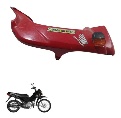 Tampa Lateral Esquerda Honda Pop 100 2007 2012 5894 3