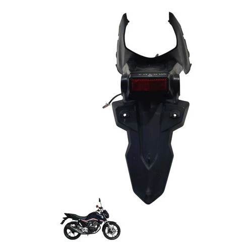 Para-lama Traseiro Honda Cg 160 Start 2016 2024 6815 2