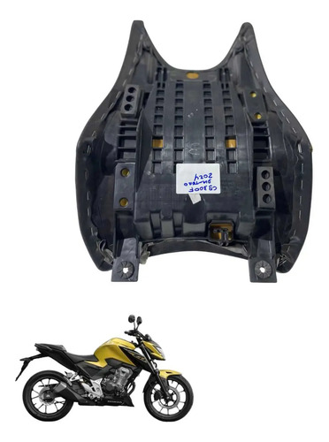 Banco Piloto Dianteira Honda Cb 300f C/detalhe -998 Preto 7