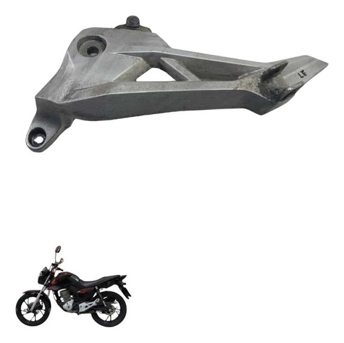 Suporte Pedaleira Esquerda Cg 160 Fan 2020 8359 Cinza