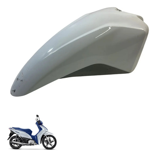 Paralama Dianteiro Honda Biz 125 2018 A 2024 Branco -3596