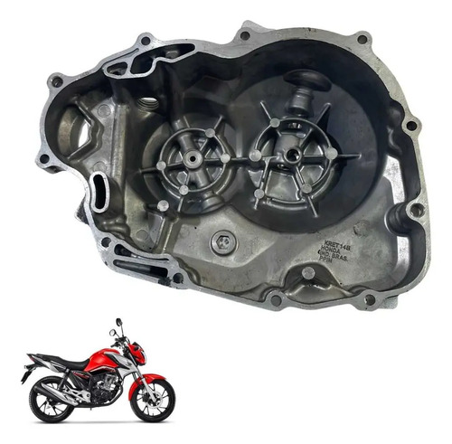 Tampa Embreagem Honda Cg 160 Titan Fan Start Prata -3300 7