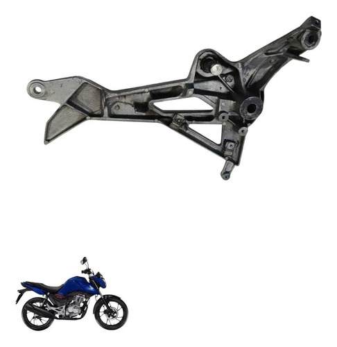 Pedaleira Traseira Direita Honda Cg 160 Fan 2025 7640 3
