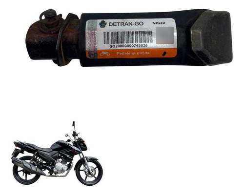 Pedaleira Traseira Direita  Yamaha Fazer Ys 150 2015   -2611 5