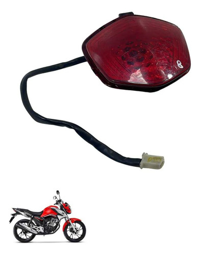Lanterna Traseira Honda Cg 160 Start 2016 7482 4