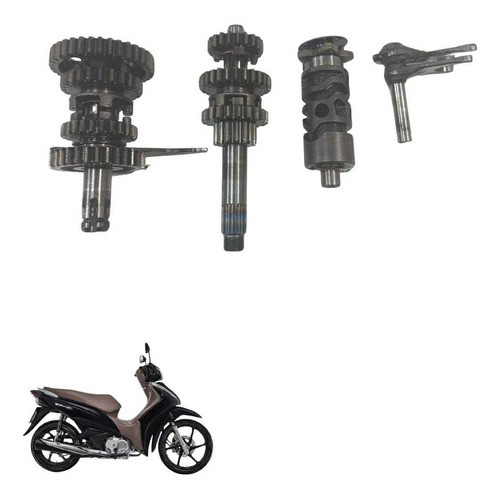 Kit Caixa Câmbio Honda Biz 125 2015 6773 3