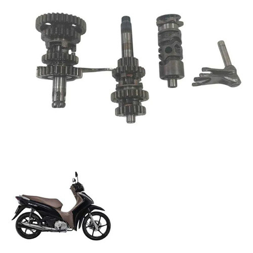 Kit Caixa Câmbio Honda Biz 125 2015 6773 4