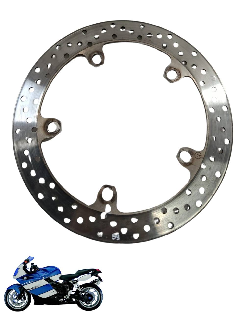 Disco de freio dianteiro BMW k1200 2005/2008 9256 4