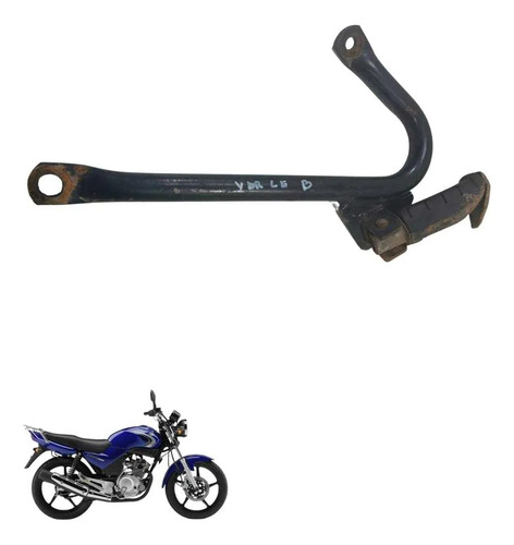 Pedaleira Traseira Esquerda Yamaha Ybr 125 2000 2008 7789 3