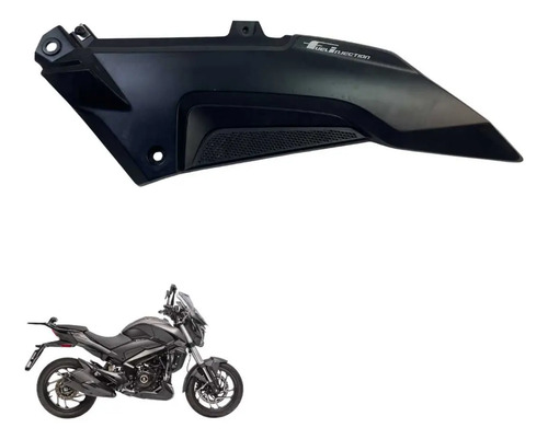 Carenagem Lateral Esquerda Bajaj  Dominar 400 2025  -2731 Preto