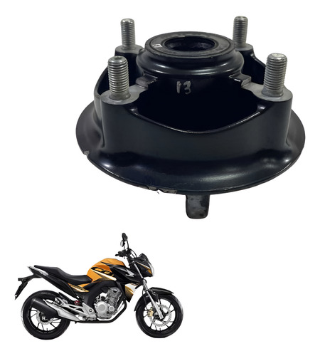 Flange Coroa Contra Choque Honda Cb250 Original -1229 Preto Preto