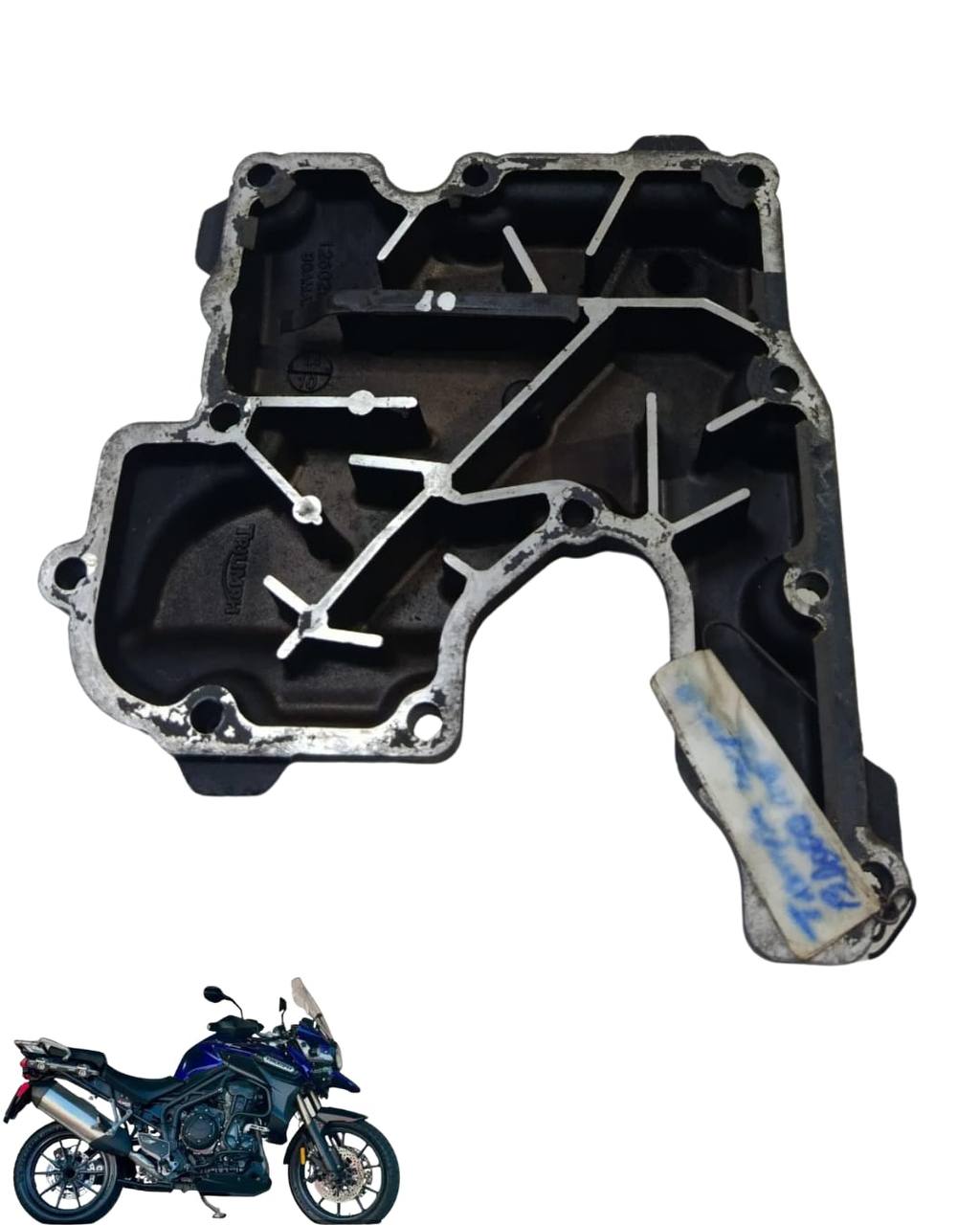 Tampa suspiro bloco motor Triumph Tiger 800 2014 9397 3