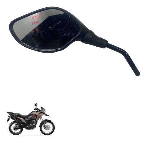 Espelho Retrovisor Esquerdo Honda Xre 190 Original -3451