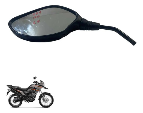 Espelho Retrovisor Esquerdo Honda Xre 190 Original -3451 2