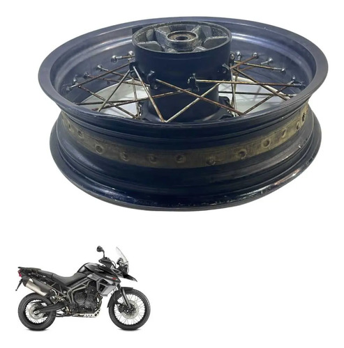 Roda Traseira Triumph Tiger 800 Original C/detalhe   -4219 3
