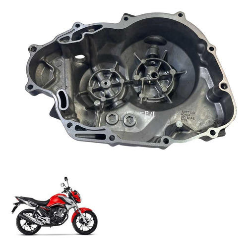 Tampa Embreagem Honda Cg 160 Titan Fan Cargo Original -2872 Preto 6