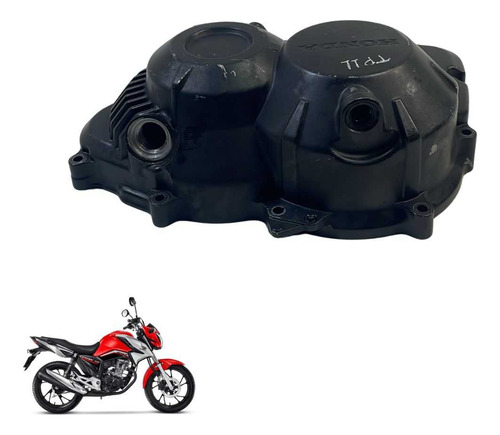 Tampa Embreagem Honda Cg 160 Titan Fan Cargo Original -2872 Preto 7