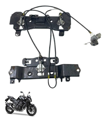 Kit Trava Banco Sem Chave Kawasaki Z750 2007 2014 6517 4