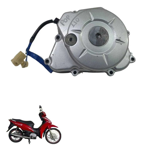 Tampa Estator Honda Biz 110 2018 8549 Prata