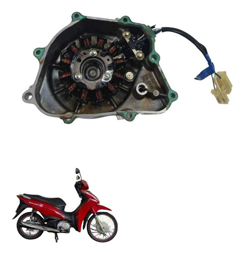 Tampa Estator Honda Biz 110 2018 8549 Prata 3