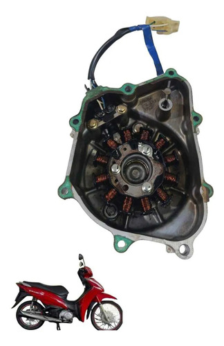 Tampa Estator Honda Biz 110 2018 8549 Prata 4